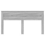 vidaXL Tête de lit Gris Sonoma 200 cm Bois d'ingénierie