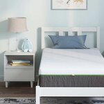 vidaXL Matelas Blanc et Gris 80 x 160 cm Ressort ensaché