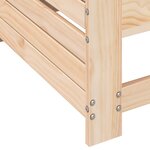 vidaXL Canapé de jardin accoudoir 69x62x70 5 cm bois massif de pin