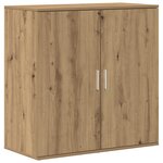 Buffet vidaXL Artisan en chêne 79x38x80 cm en bois d'ingénierie
