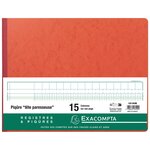 Piqûre 29 7x38cm Tête Paresseuse 15 colonnes sur 1 page - 80 pages - Couleurs assorties EXACOMPTA