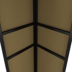 vidaXL Tonnelle avec double toit 3x6 m Taupe 180 g/m²