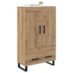 vidaXL Haut Armoire avec tiroir Chêne artisanal 69 5 x 31 x 115 cm