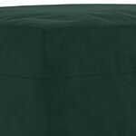 vidaXL Ensemble de canapés 3 Pièces avec coussins Vert foncé Velours