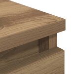vidaXL Meuble TV chêne artisanal 40x35x54 cm bois d'ingénierie