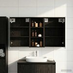vidaXL Ensemble de Meubles de Salle de Bain 3 Pièces 116 x 16 x 62 5 cm