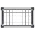 vidaXL Jardinière surélevée Gris 50 x 30 x 82 cm WPC et Aluminium