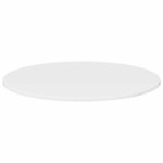 vidaXL Plateau de table Blanc brillant 70 x 70 x 1.5 cm