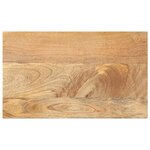 vidaXL Dessus de table 50x20x3 8 cm rectangulaire bois massif manguier
