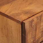 vidaXL Cabinet de chevet Marron 50 x 33 x 60 cm Bois de mangue massif