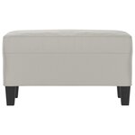 Banc banquette 70 x 35 x 41 cm tissu microfibre gris clair 02_0010694