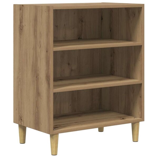 vidaXL Buffet chêne artisanal 57x35x75 cm bois d'ingénierie
