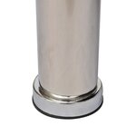 vidaXL Table basse avec 2 étagères Verre
