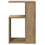 vidaXL Table d'appoint chêne artisanal 36x30x56 cm bois d'ingénierie