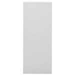vidaXL Armoire de bureau Gris clair 90x40x102 cm Acier