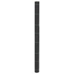 vidaXL Membrane anti-mauvaises herbes noir 1 5x100 m PP
