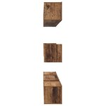 vidaXL Ensemble de meubles TV 8 Pièces Bois ancien Bois d'ingénierie