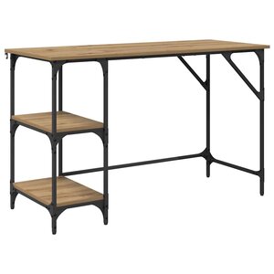 vidaXL Bureau Chêne artisanal 120 x 50 x 75 cm Bois d'ingénierie