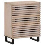 vidaXL Buffets 2 Pièces 60x34x75 cm bois massif de manguier