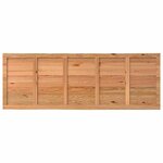 vidaXL Dessus de table marron clair bois chêne massif rectangulaire