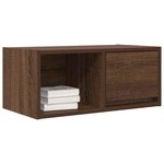 vidaXL Meuble TV chêne marron 60x31x25 5 cm bois d'ingénierie