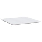 vidaXL Coussins de Matelas Blanc 200 x 200 cm Polyester sans colle