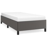 vidaXL Cadre de lit sans matelas gris 100x200 cm similicuir
