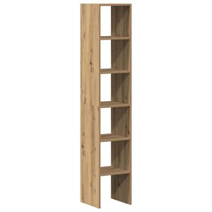 vidaXL Bibliothèques 2 Pièces empilable chêne artisanal bois d'ingénierie