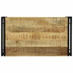 vidaXL Table basse 90x50x38 cm Bois brut de mangue