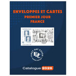 Catalogue de cotation enveloppes et cartes postales premier jour 2026.