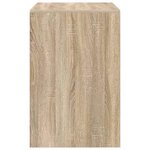 vidaXL Bureau Chêne sonoma 80 x 50 x 76 cm Bois d'ingénierie