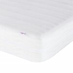 vidaXL Matelas en mousse blanc 160x220 cm dureté H2 H3