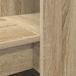 vidaXL Bureau Chêne sonoma 122 x 67 x 145 cm Bois d'ingénierie