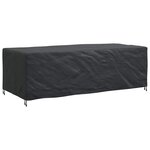 vidaXL Housse pour mobilier d'extérieur Noir 300 x 140 x 90 cm 600D