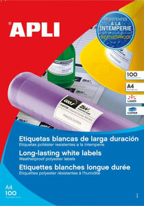 400 Étiquettes Laser Pet Blc105X148 5