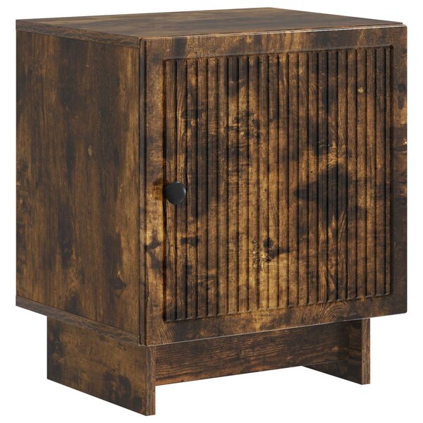 vidaXL Cabinet de chevet Chêne fumé 43 x 34 5 x 50 cm