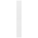vidaXL Bibliothèque à 5 niveaux Blanc 80x24x175 cm Bois d’ingénierie