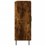 vidaXL Buffet chêne fumé 69 5x34x90 cm bois d'ingénierie