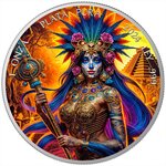 Pièce de monnaie en Argent g 31.1 (1 oz) Millésime 2024 DIA DE LOS MUERTOS