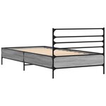 vidaXL Cadre de lit Sonoma gris 80 x 200 cm Bois d'ingénierie