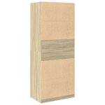vidaXL Garde-robe chêne sonoma 80x50x200 cm bois d'ingénierie