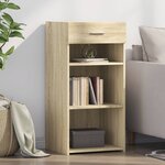 vidaXL Buffet chêne sonoma 45x42 5x93 cm bois d'ingénierie