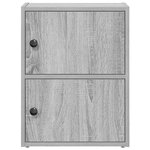 vidaXL Bibliothèque sonoma gris 40x24x52 cm bois d'ingénierie