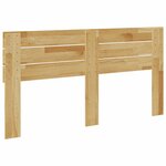 vidaXL Tête de lit 160 cm bois massif de chêne