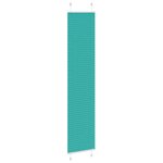 vidaXL Store plissé vert pétrole 40x200 cm largeur du tissu 39 4 cm