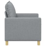 vidaXL Canapé Gris clair 126 x 81 x 87 5 cm