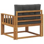 vidaXL Sofa de milieu extérieur Naturel