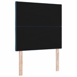 vidaXL Tête de lit avec tête de lit Bleu 100 cm Cuir synthétique