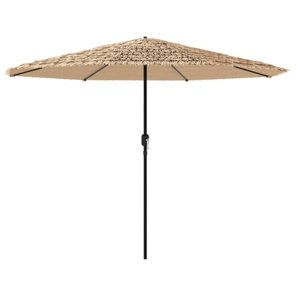 vidaXL Parasol de jardin avec mât en acier marron 324x324x247 cm