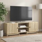 vidaXL Meuble TV 150 x 31 x 50 cm Chêne Sonoma Bois d’ingénierie